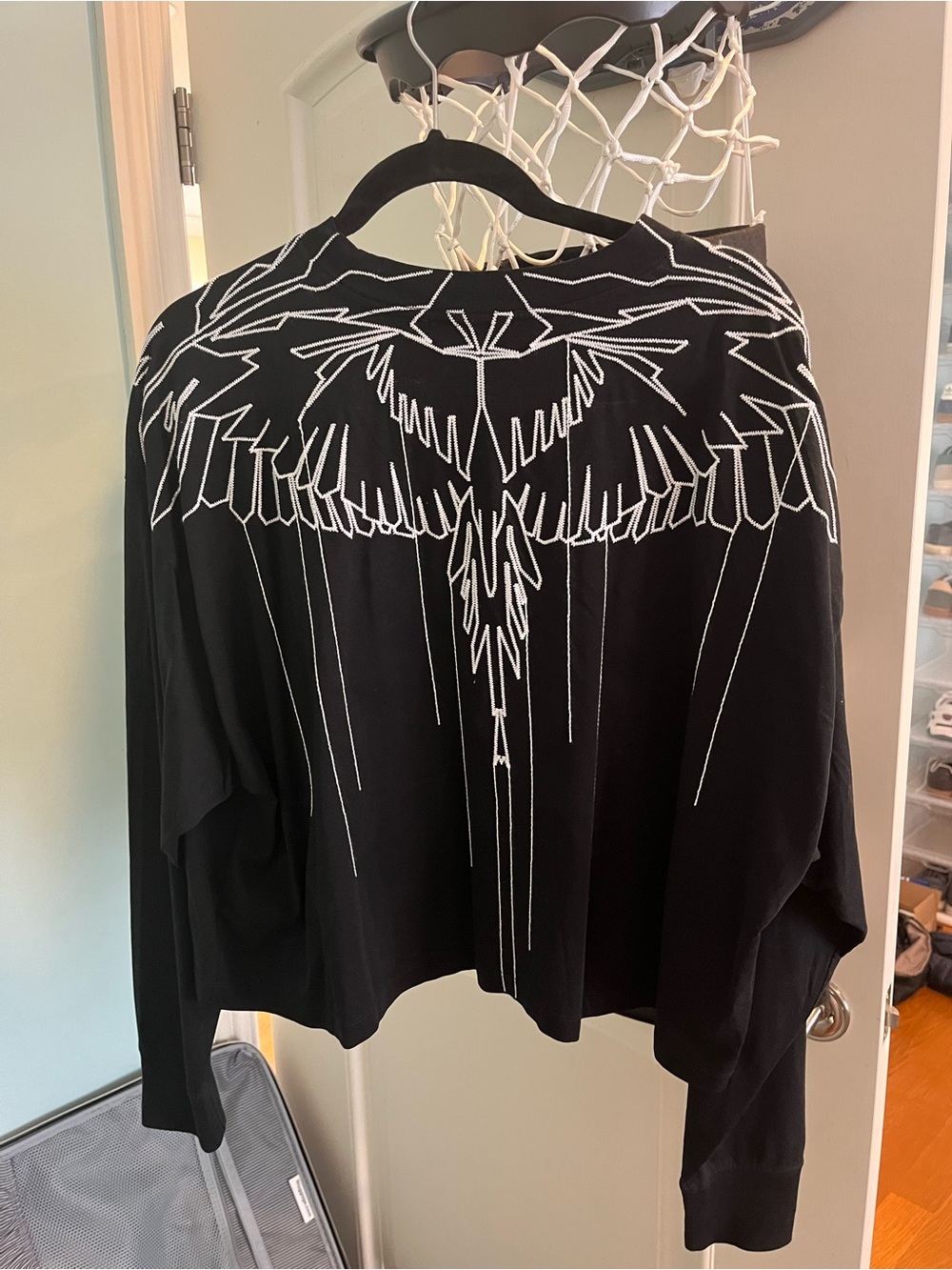 $620 Marcelo Burlon Cropped sweater size XXS NWT